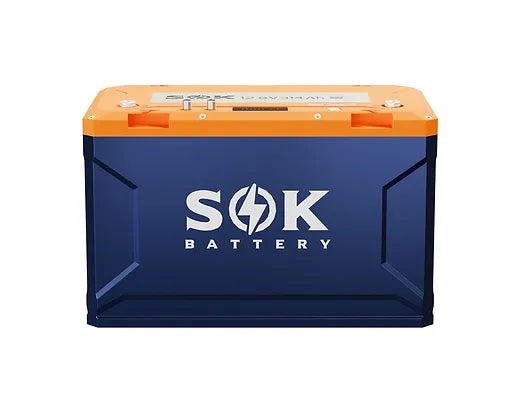 SOK SK12V314PH | 12V314Ah Battery, Built-in heater & Bluetooth, Victron CAN Comms