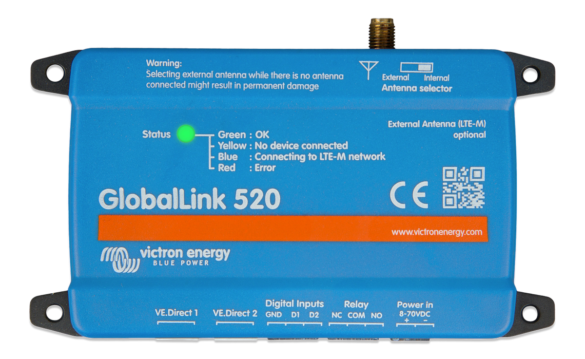 Victron ASS030543020 GlobalLink 520 for VE Direct Devices no Cerbo needed
