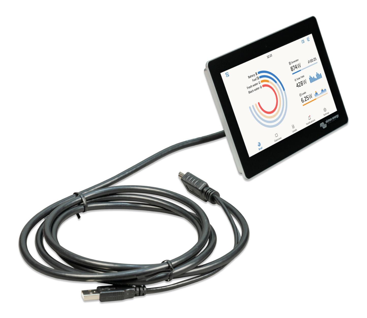 Victron BPP900455150 GX Touch 50 flush NEW RELEASE Next Generation Monitoring