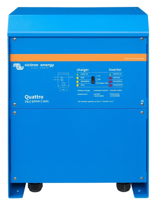 Victron QUA482501102 Quattro 48/5000/70-100/100 120V VE.B Auth Dealer 5 year war
