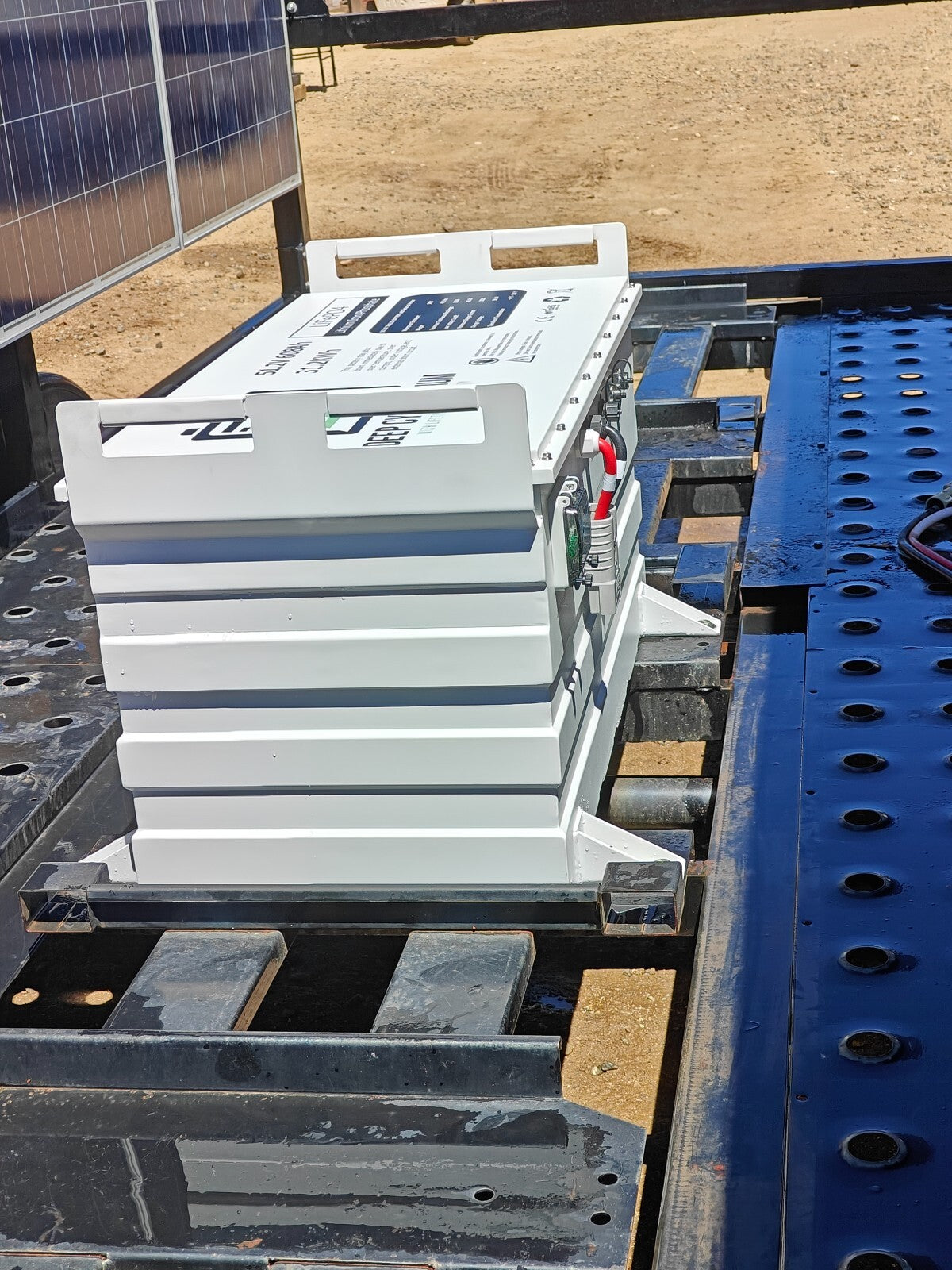Replacement LFP Lithium battery pack for dc solar trailer - 51.2V 608ah 31.2Kwh