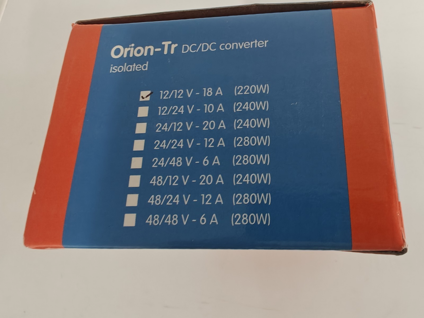 Victron ORI121222110 Orion-Tr 12/12-18A (220W) Isolated DC-DC converter