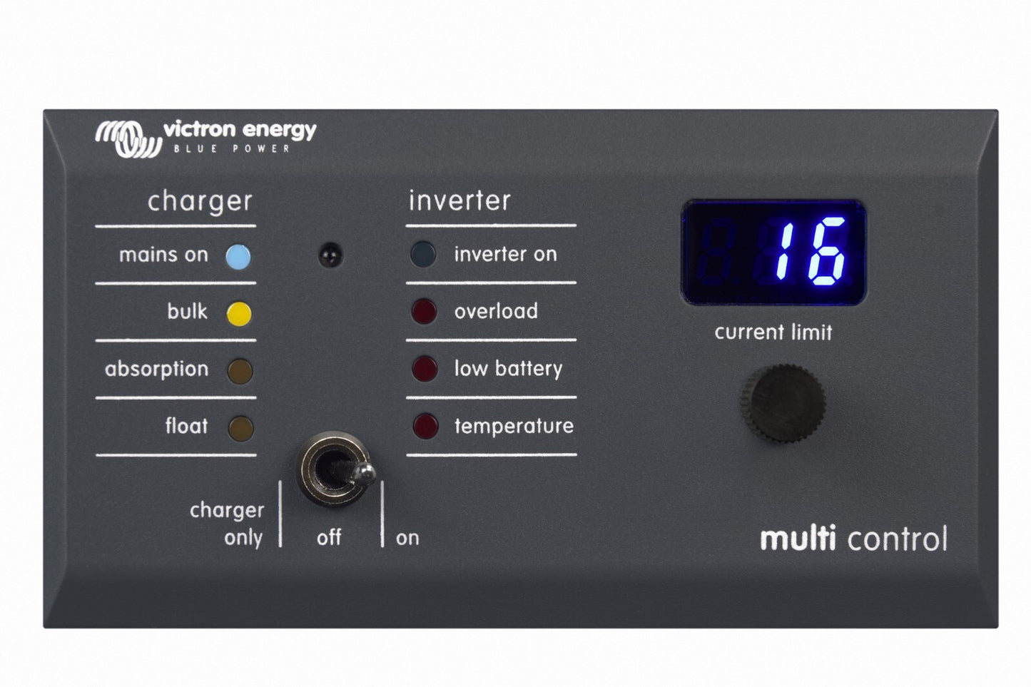 Victron DMC000200010R Digital Multi Control 200/200A GX Auth Dealer 5 Yr Warr