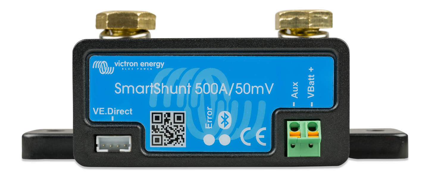 Victron SHU050150050 SmartShunt 500A Battery Monitor IP21 Smart Shunt Bluetooth