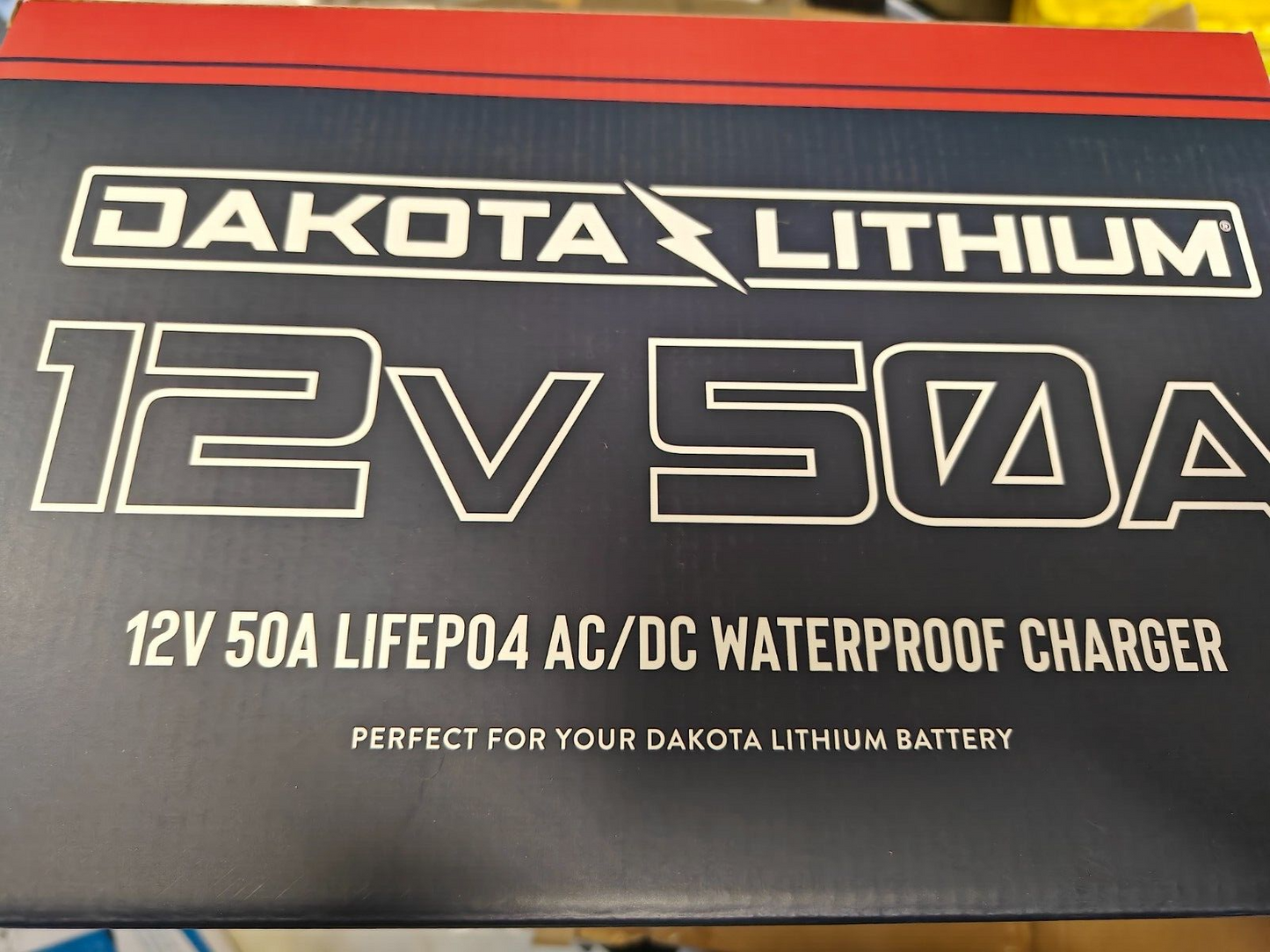Dakota Lithium Ultra Fast 12V 50A Waterproof LiFePO4 Onboard Battery Charger