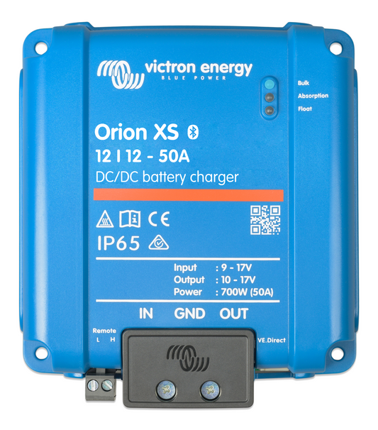 Victron ORI121217050 Orion XS 12/12-50A DC-DC battery charger + EMC improvements