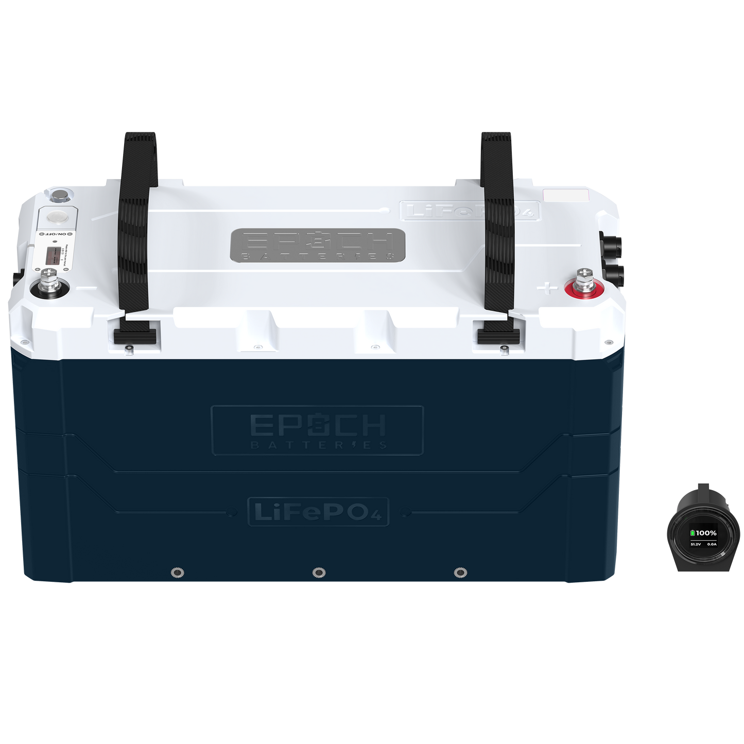 Epoch Batteries C12460A 12V 460Ah V2 Elite Series - Heated & Bluetooth & Victron Comms LiFePO4 Battery