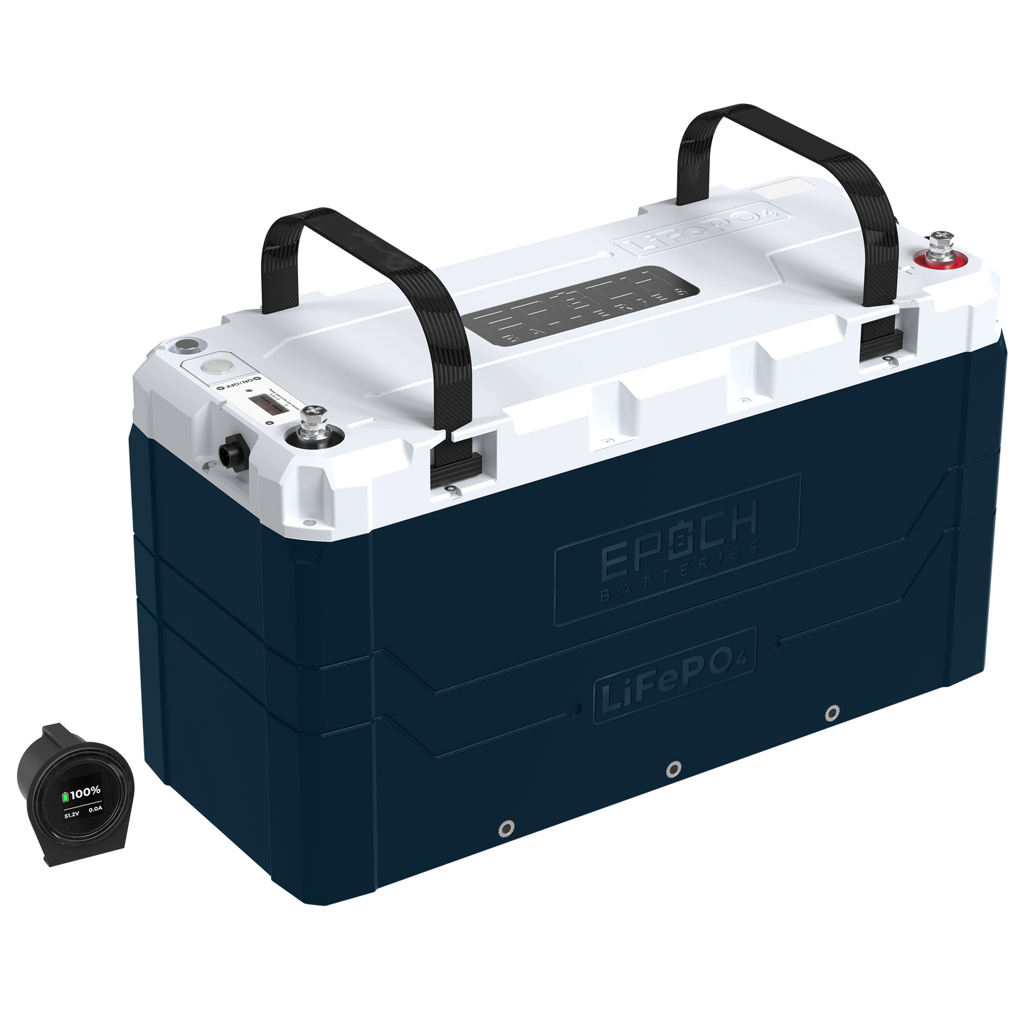 Epoch Batteries C12460A 12V 460Ah V2 Elite Series - Heated & Bluetooth & Victron Comms LiFePO4 Battery