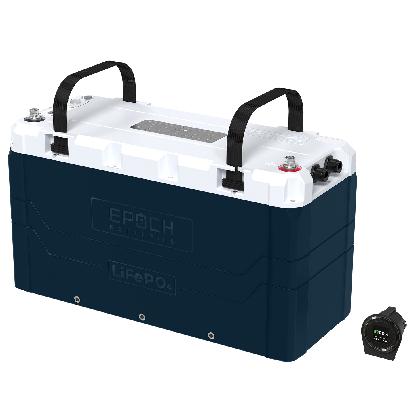 Epoch Batteries C12460A 12V 460Ah V2 Elite Series - Heated & Bluetooth & Victron Comms LiFePO4 Battery