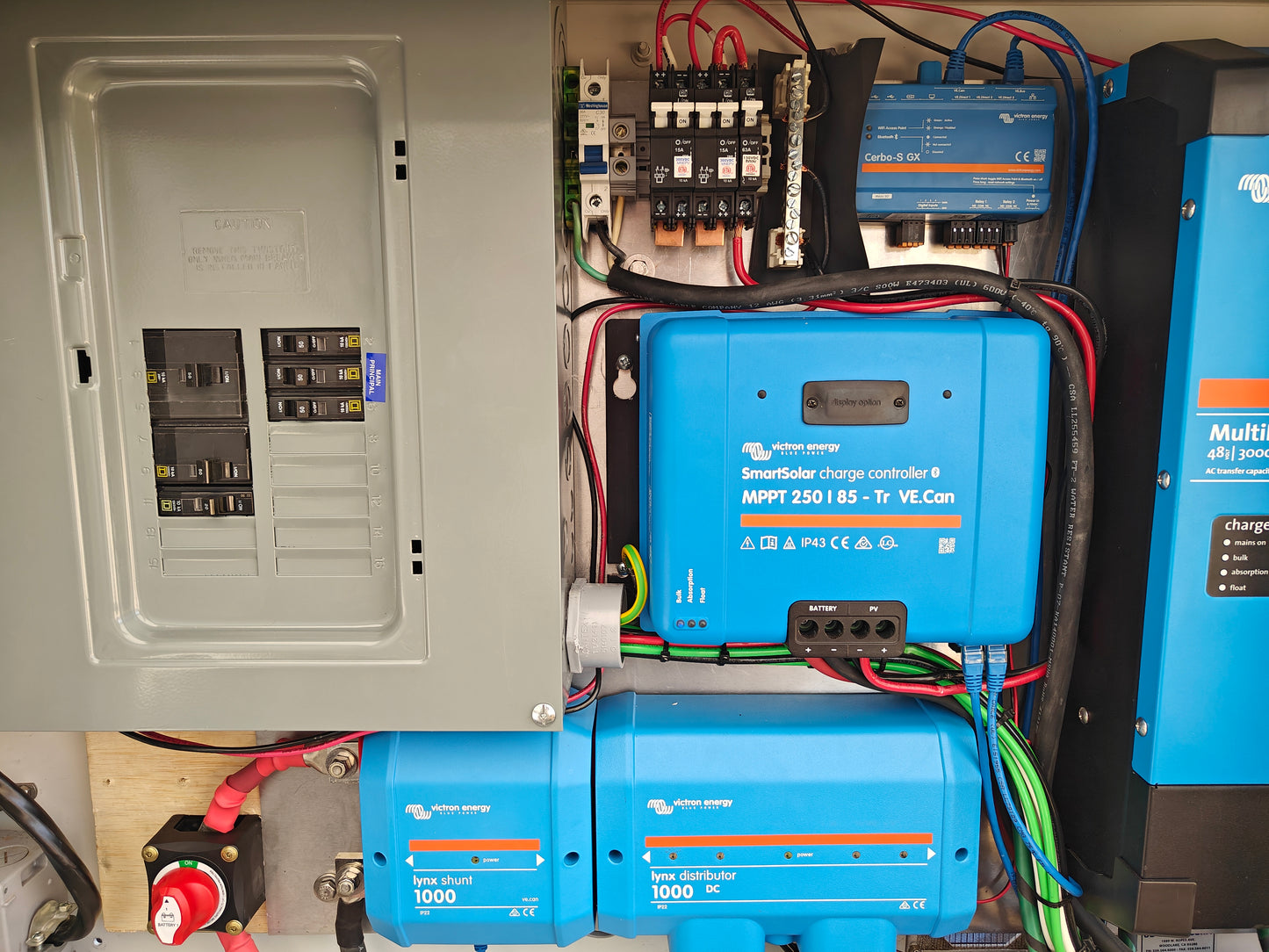 DC Solar Trailer ALL NEW VICTRON COMPONENTS 240V 3 Phase / Split Remanufactured and Upgraded