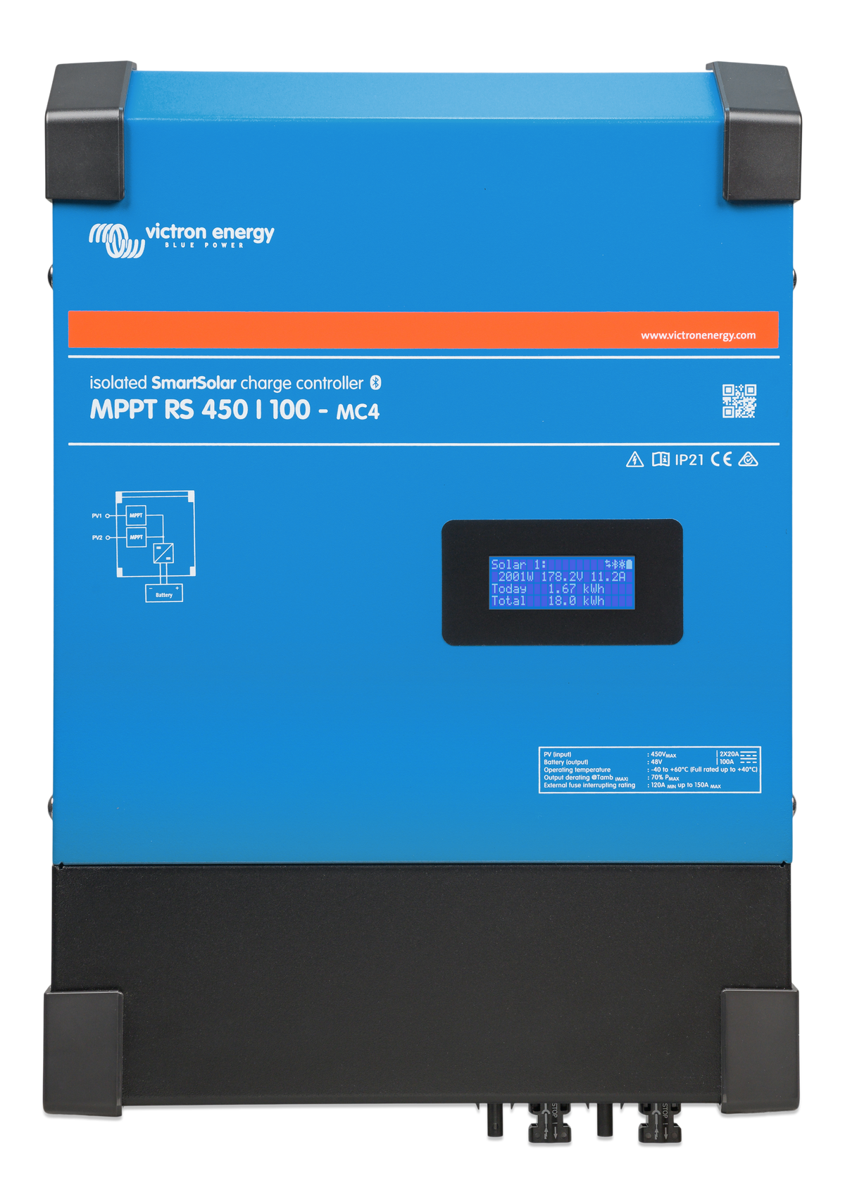 Victron SCC145110512 SmartSolar MPPT RS 450/100-MC4