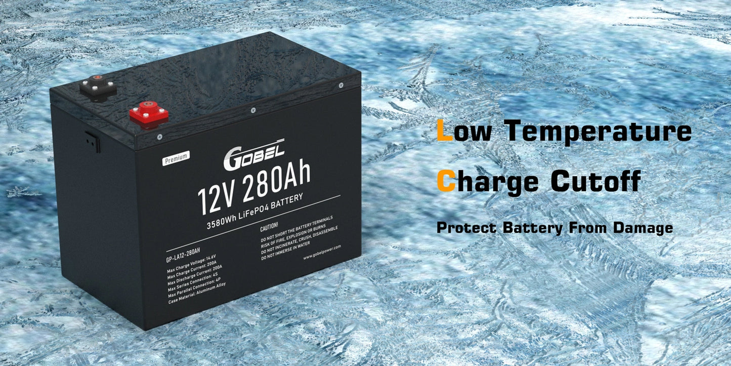 Gobel GP-LA12-306AH| 12V306Ah Battery, Built-in heater & Bluetooth