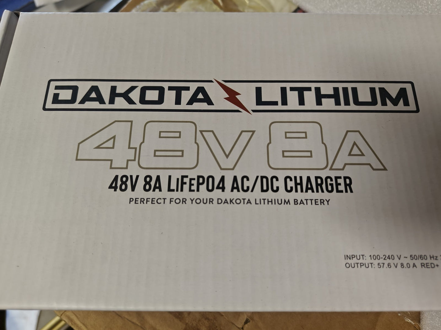 Dakota Lithium 48V 8A LiFePO4 Battery Charger
