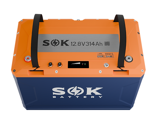 SOK SK12V314PH | 12V314Ah Battery, Built-in heater & Bluetooth, Victron CAN Comms