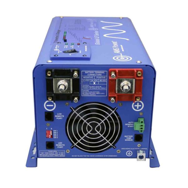Aims Power PICOGLF40W24V120V 4000 Watt Pure Sine Inverter Charger 24Vdc to 120Vac Output