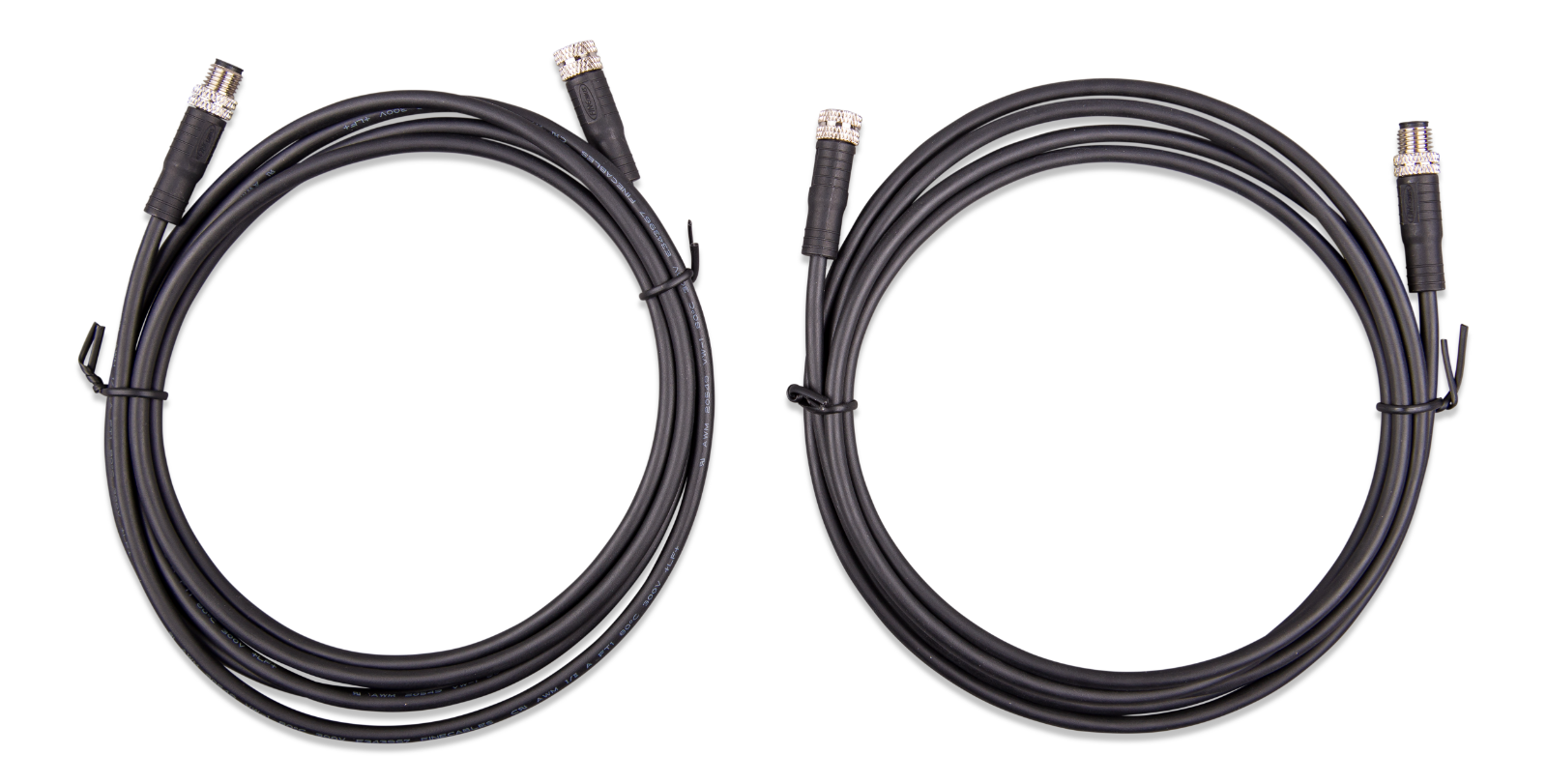 Victron  ASS030560100 M8 circular connector Male/Female 3 pole cable 1m 2 cables