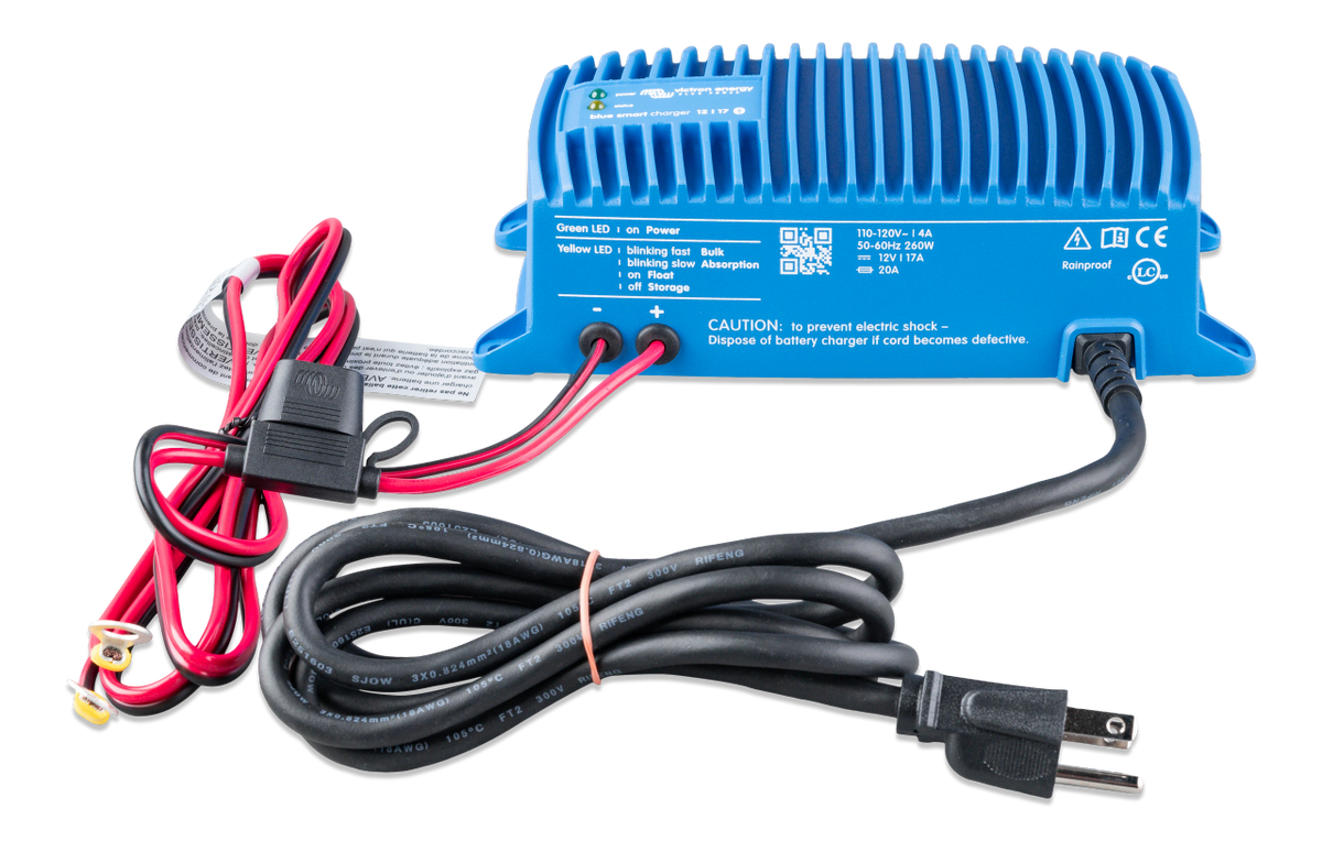 Victron BPC121715106  Blue Smart IP67 Battery Charger 12 Volt 17 Amp Waterproof