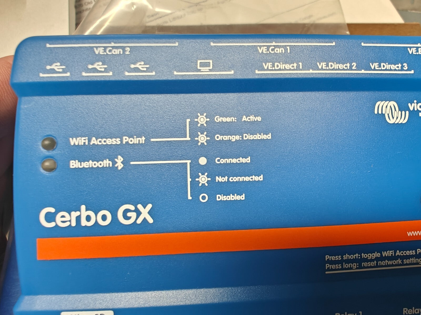 Victron BPP900451100 Cerbo GX MK2 Hardware revision 2 with two VE.Can ports