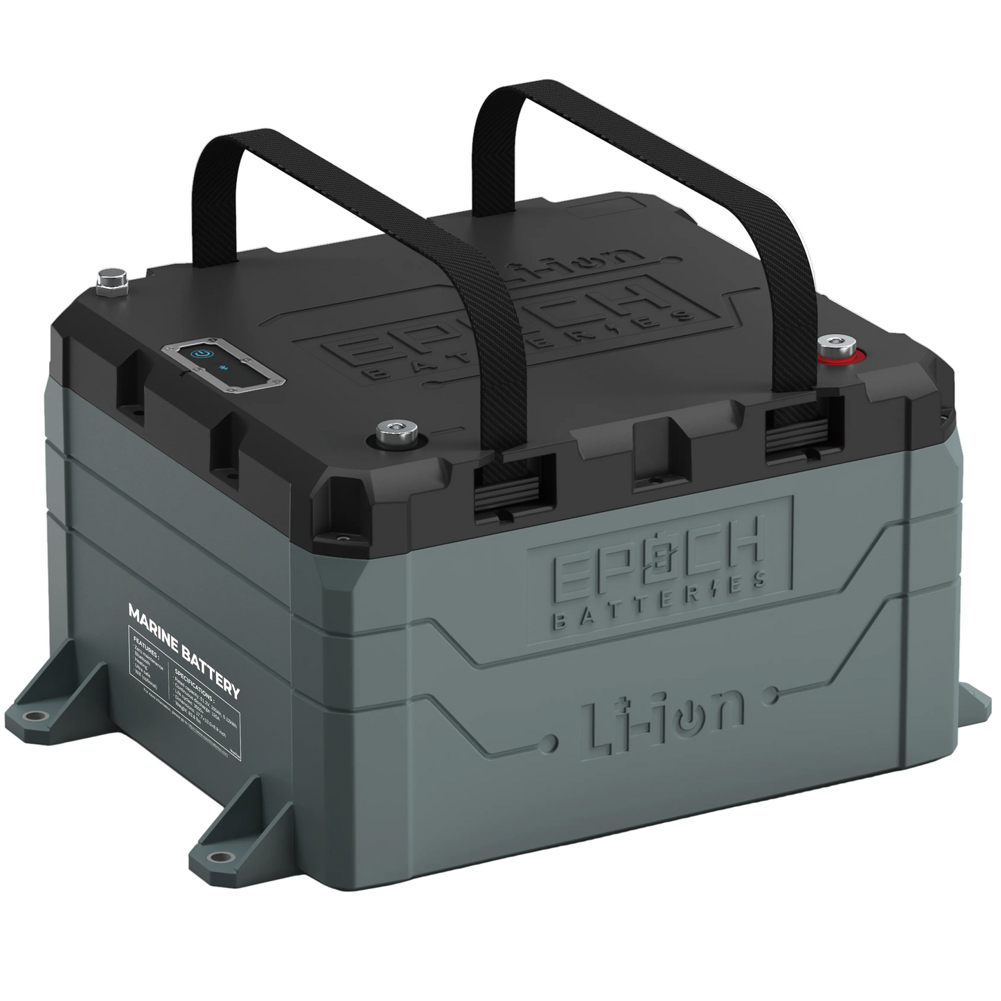 Epoch Batteries 48V 50Ah LiFePO4 Lithium Battery - Bluetooth, Heating, Waterproof