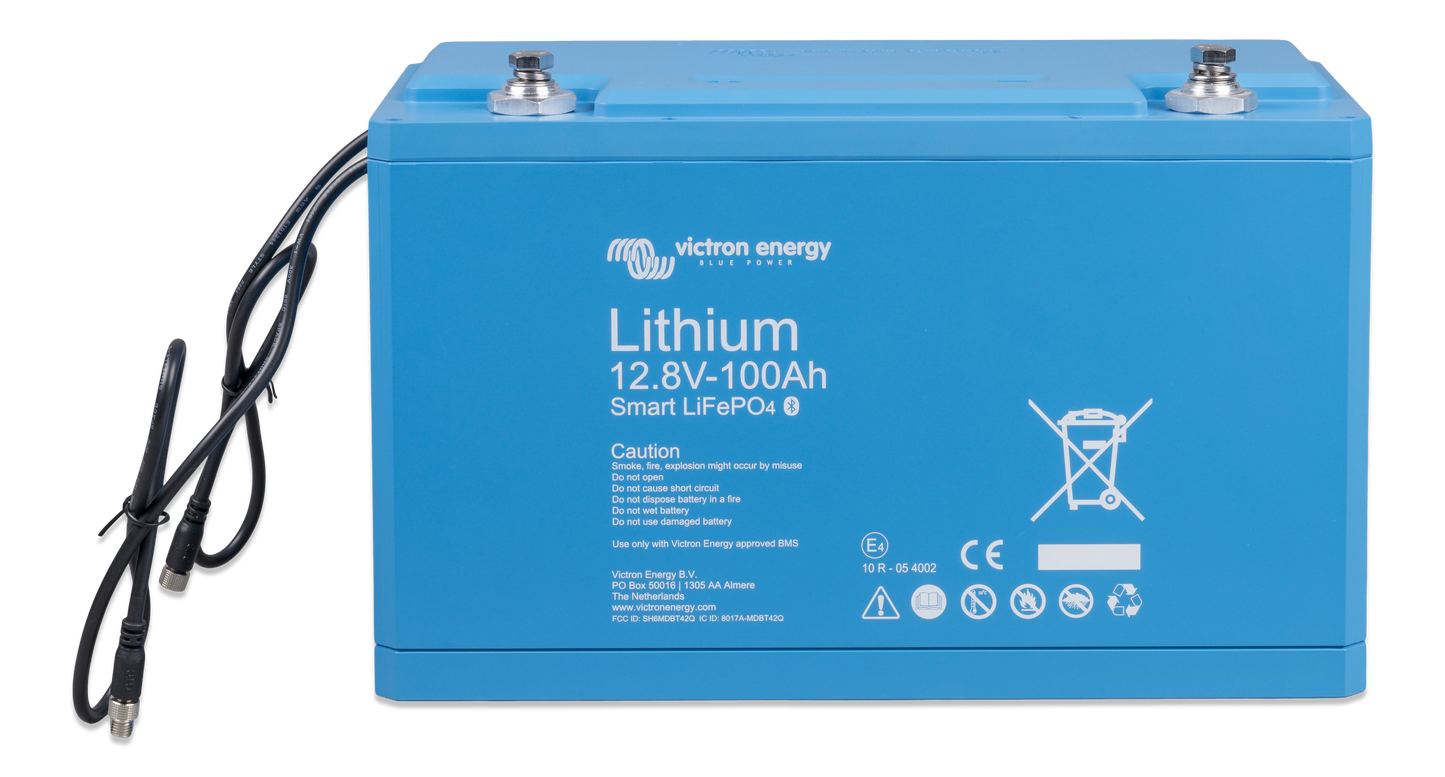 Victron Batteries Lithium BAT512110610 LiFePO4 Battery 12,8V/100Ah Smart