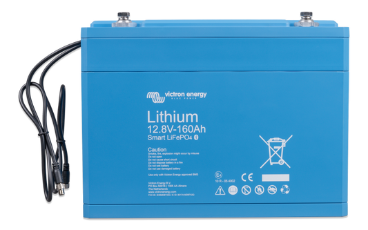 Victron Batteries Lithium BAT512116610 LiFePO4 Battery 12,8V/160Ah Smart