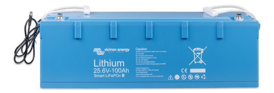 Victron Batteries Lithium BAT524110610 LiFePO4 Battery 25,6V/100Ah Smart