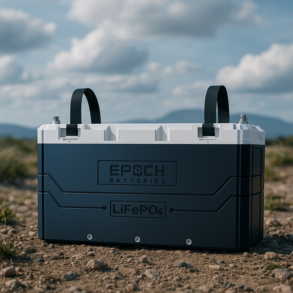 Epoch Batteries 48V 100Ah (5.12kWh) V2 Elite Series - Heated & Bluetooth & Victron Comms LiFePO4 Battery