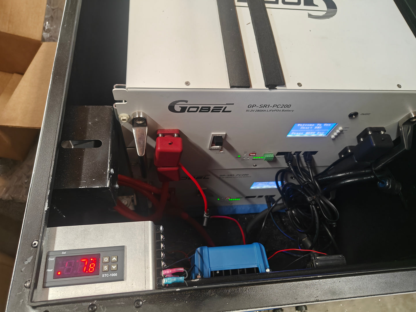 DC Solar 28KWH Lithium Battery Upgrade for DC Solar Trailer