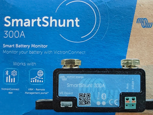 Victron SHU050130050 SmartShunt 300A/50mV Battery Monitor Smart Shunt