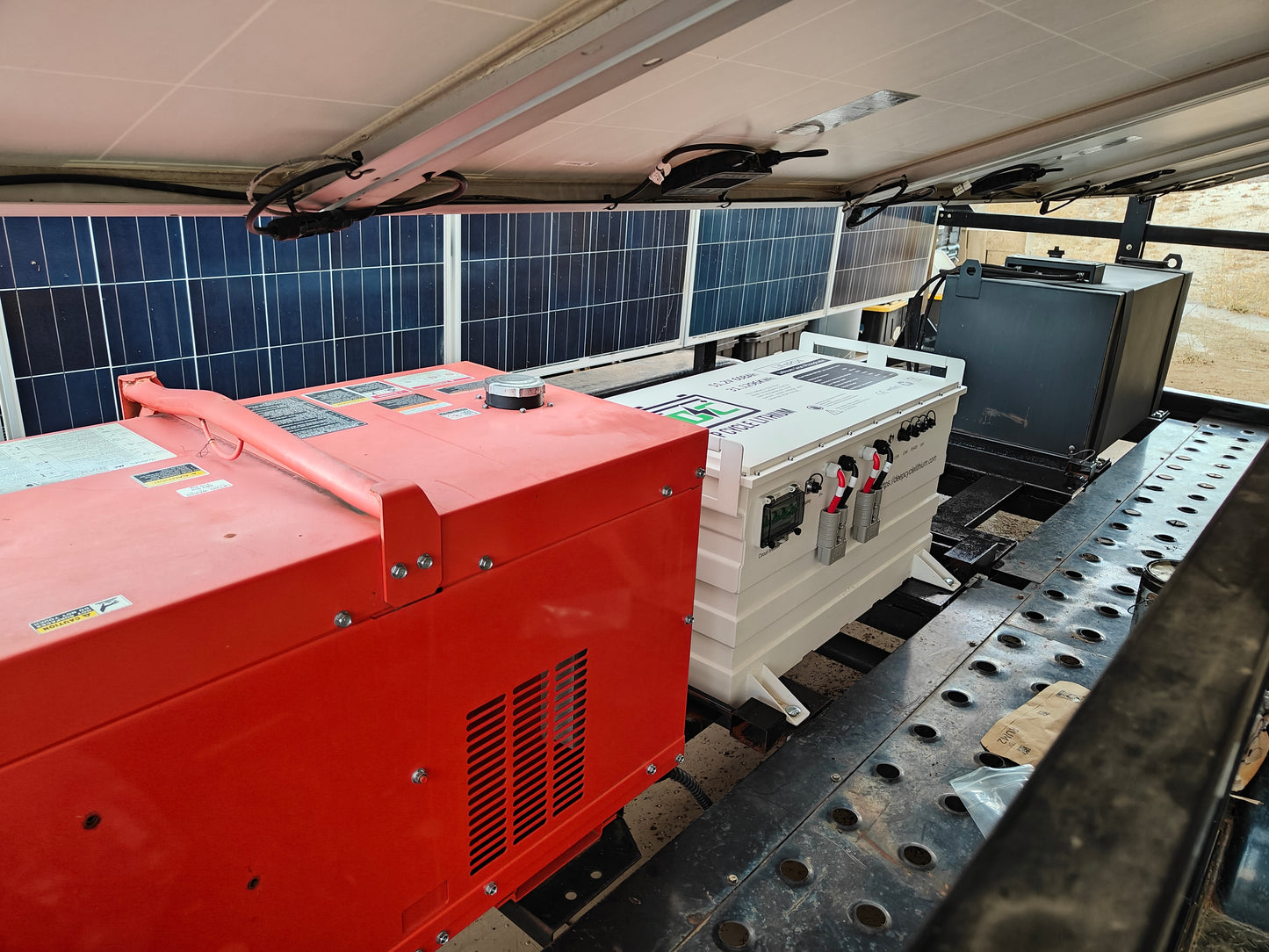 DC Solar Trailer Replacement  LFP Lithium battery pack - 51.2V 628ah 32.15 Kwh
