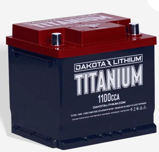 Dakota Lithium LTO Automotive Cranking 12V Battery Auth Dealer 11 Year Warranty