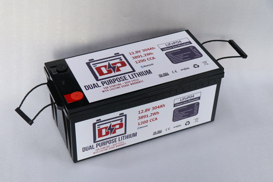 DP LITHIUM DP+ 12V 304 AH 12V LIFEPO4 DUAL PURPOSE BATTERY