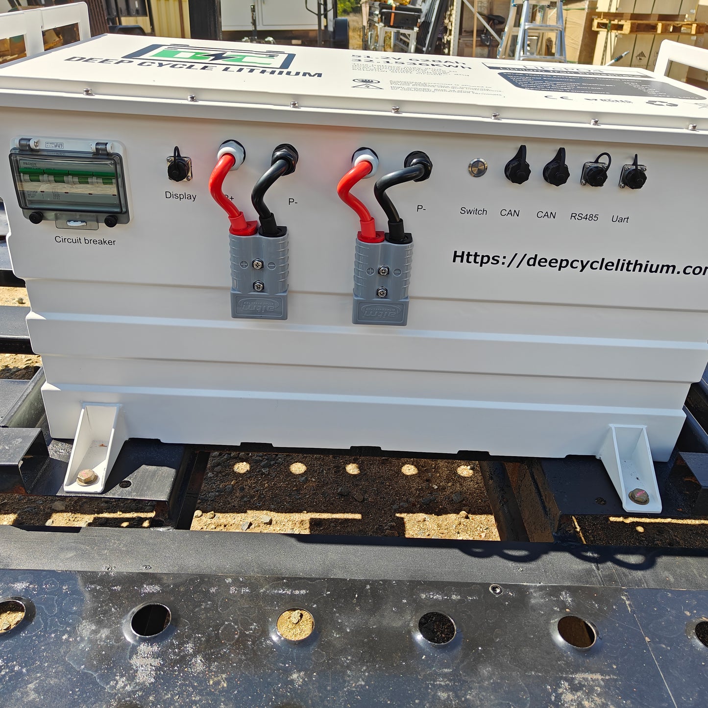 DC Solar Trailer Replacement  LFP Lithium battery pack - 51.2V 628ah 32.15 Kwh