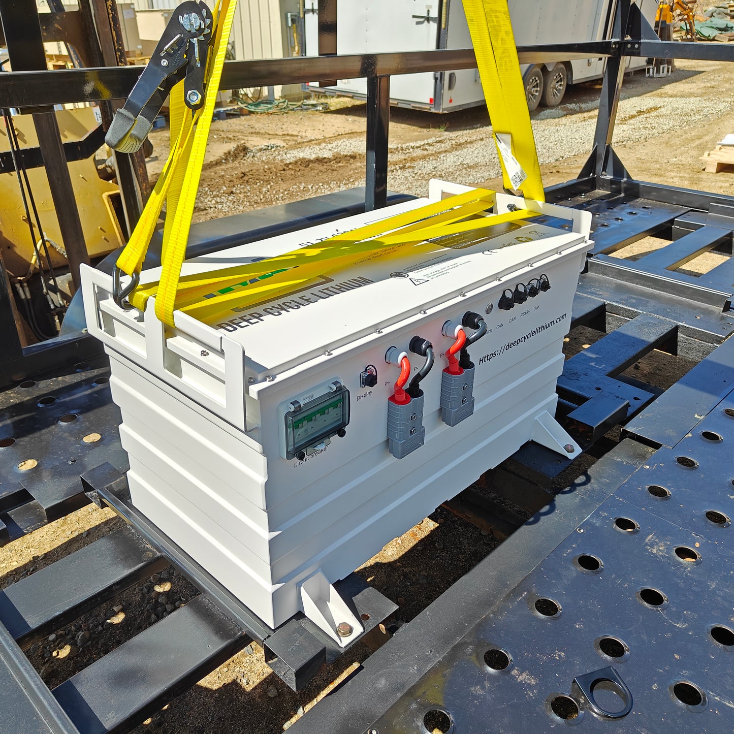 DC Solar Trailer Replacement  LFP Lithium battery pack - 51.2V 628ah 32.15 Kwh
