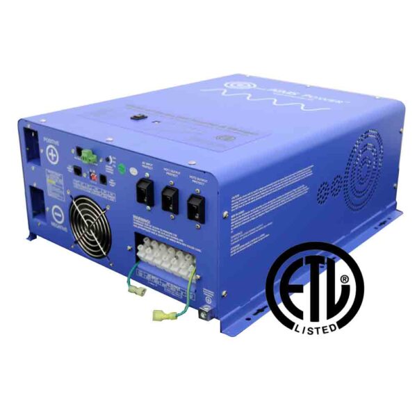 Aims Power PICOGLF4024120UL 4000 WATT PURE SINE INVERTER CHARGER 24Vdc TO 120Vac OUTPUT LISTED TO UL & CSA