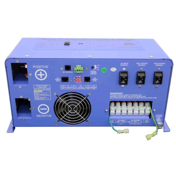 Aims Power PICOGLF4024240SUL 4000 WATT PURE SINE INVERTER CHARGER 24Vdc TO 120/240Vac OUTPUT LISTED TO UL & CSA